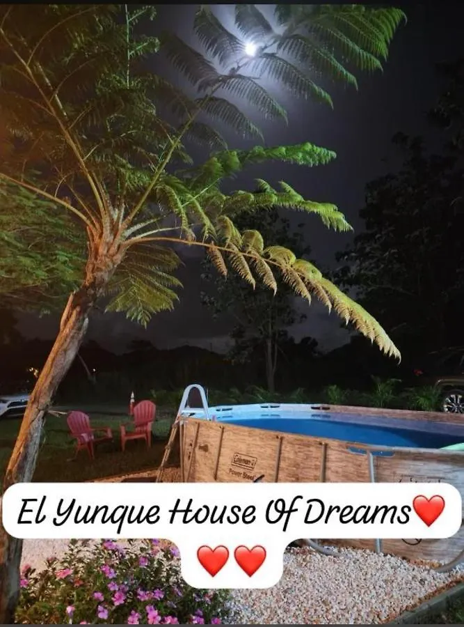 Сasa de vacaciones El Yunque House Of Dreams Villa Naguabo